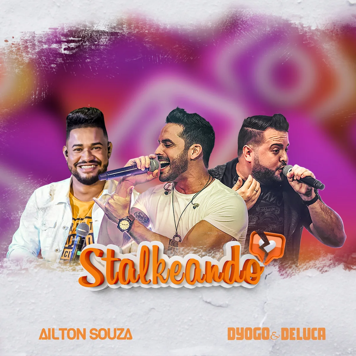 Capa do single Stalkeando, de Ailton Souza, Dyogo e Deluca