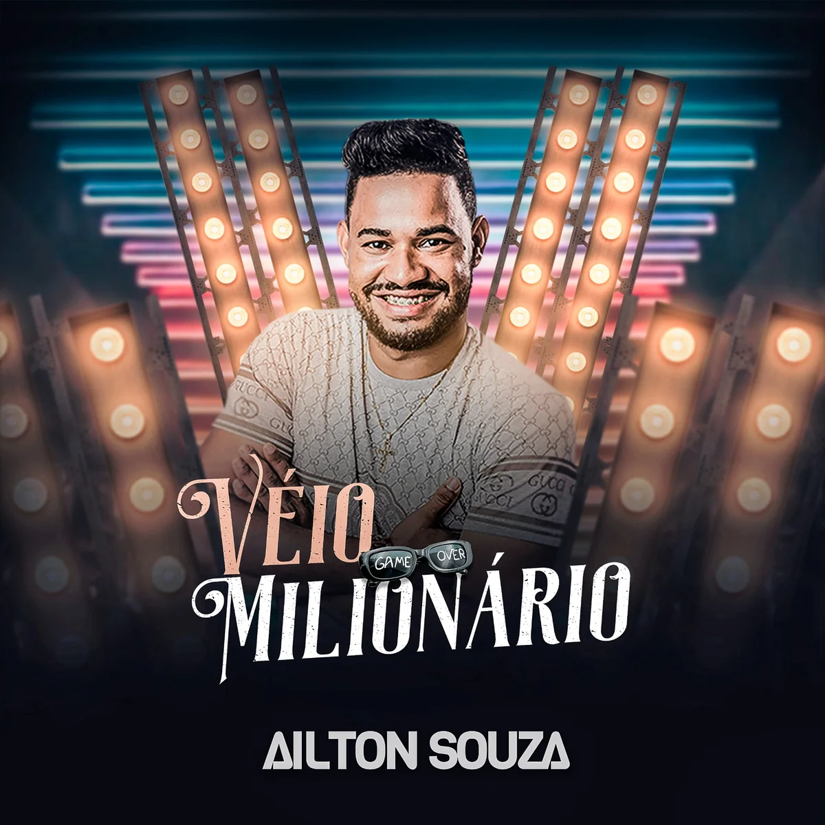 Capa de Véio Milionário, de Ailton Souza